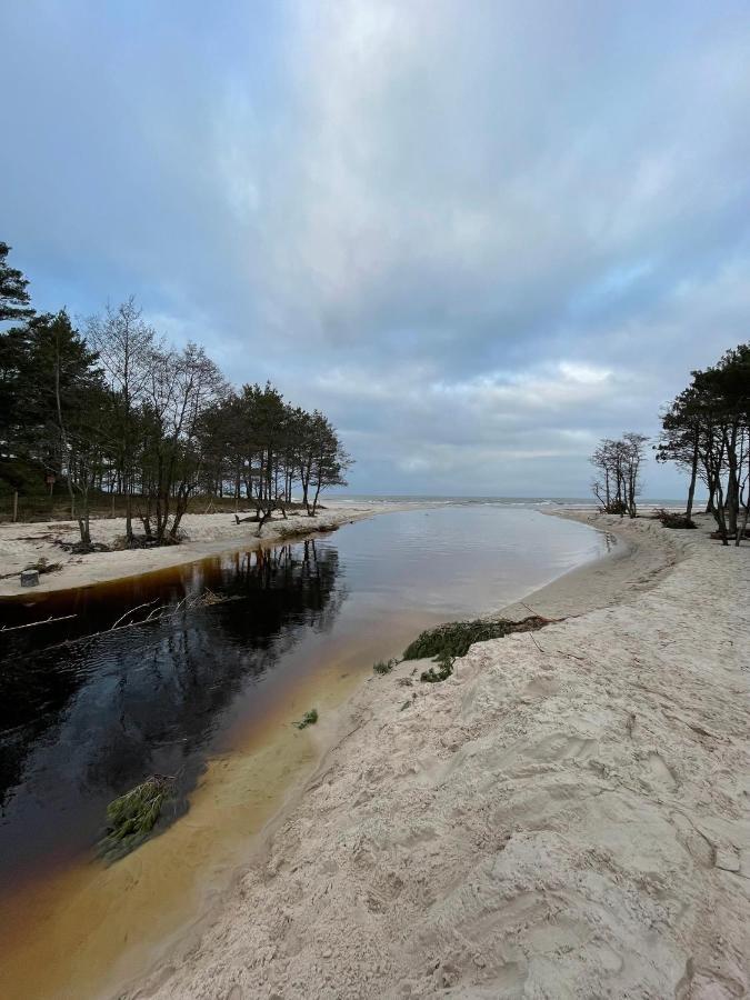 Wygodny Eko Domek Kolo Nadmorskiego Parku Krajobrazowego Karwienskie Bloto Drugie Exteriör bild