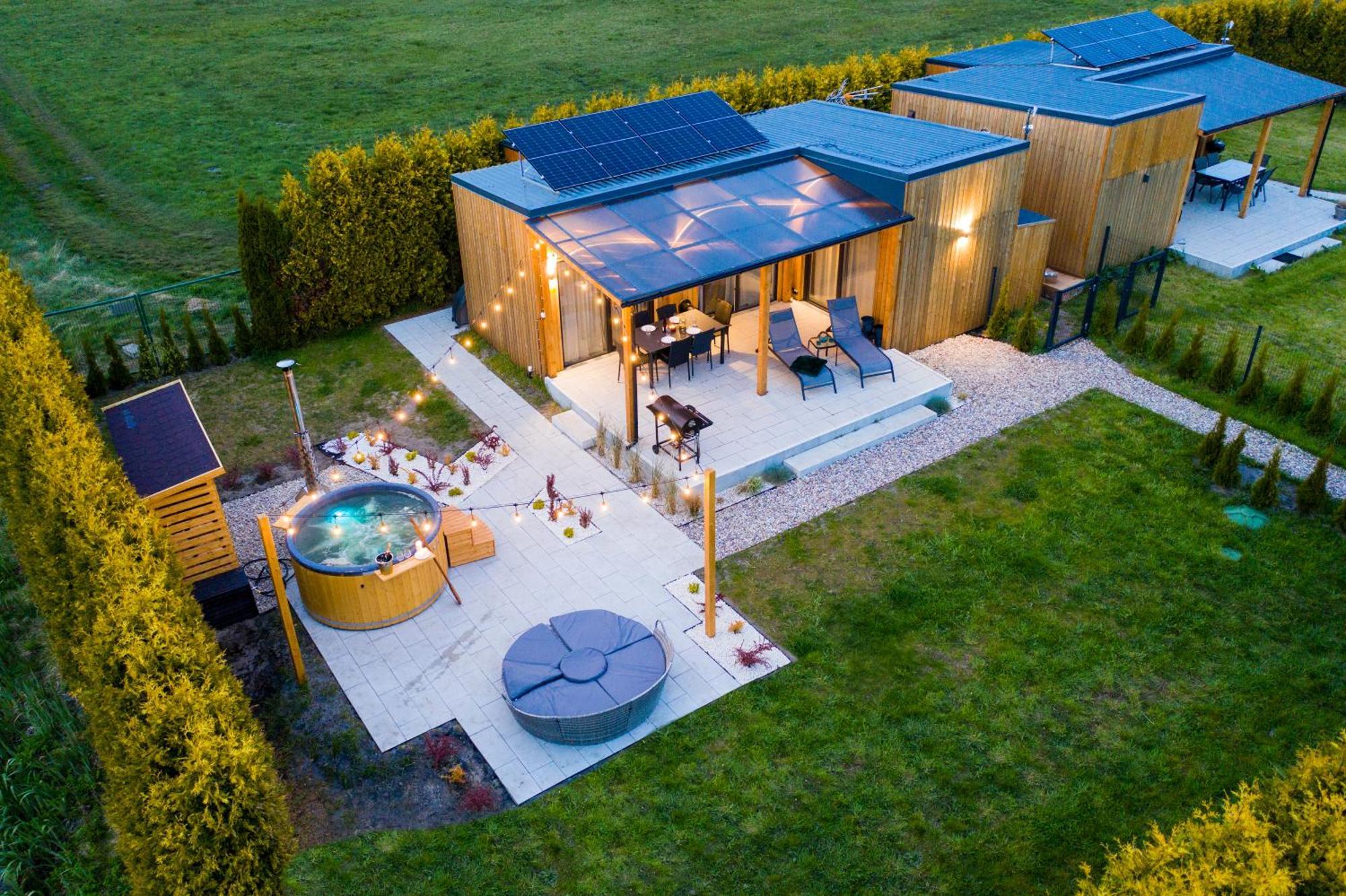 Wygodny Eko Domek Kolo Nadmorskiego Parku Krajobrazowego Karwienskie Bloto Drugie Exteriör bild